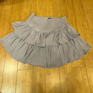 Purple Ruffled Skirt